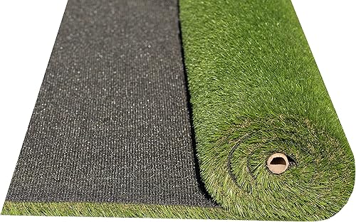 Miniatura 6 de MSI Alfombra de césped artificial de 1.496 in de grosor para exteriores, césped artificial para perros, césped artificial, césped para mascotas,