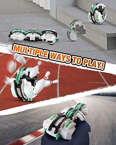 Miniatura 5 de BAZADER Coche RC con luces LED - Coche de control remoto serpientes con giro de 360, juguete de cumpleaños para niños de 7, 8, 9, 10, 11+ años, 2