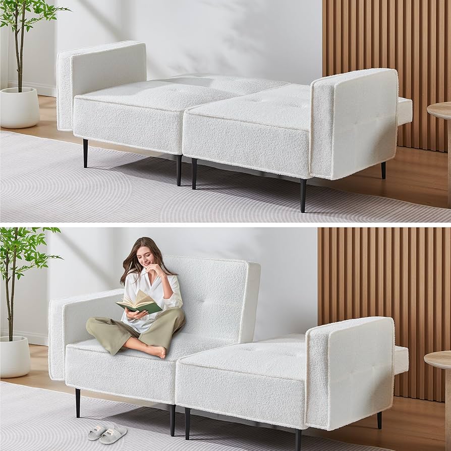 Amazon｜Furnify ラブシートソファベッド、67インチスリーパー