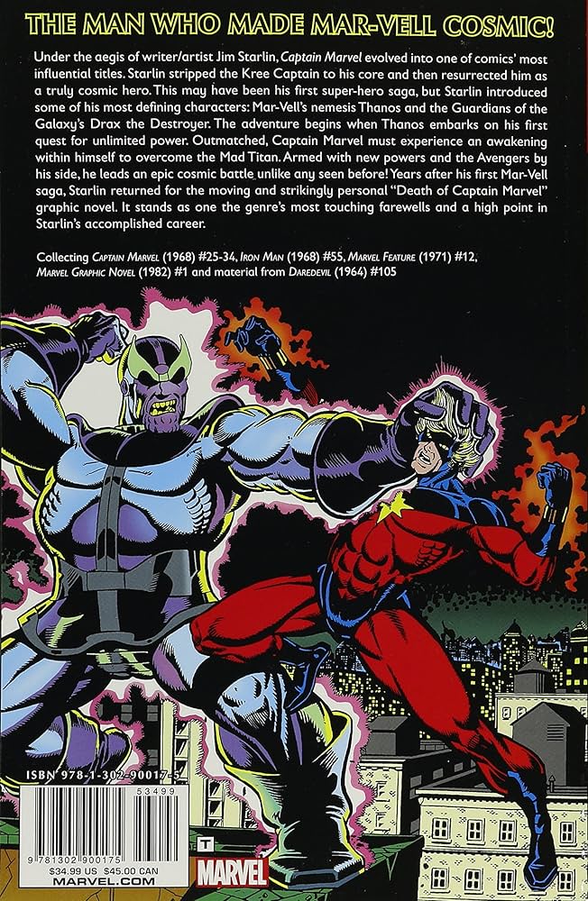 アメコミ・英語　CAPTAIN MARVEL　コンプリート・コレクション Captain Marvel: The Complete Collection: Starlin, Jim