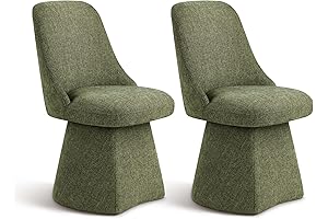 Kislot Swivel Dining Chair: Mid Century Style, Comfort and Versatility Personified