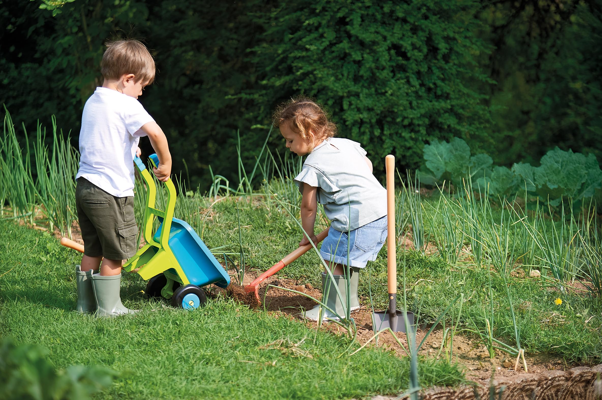 Ecoiffier- carriola con attrezzi per giardinaggio, per bambini dai 18 mesi, 7600004539