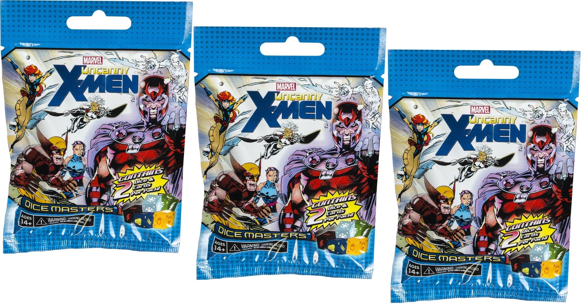 3 (Three) Pack of Marvel Dice Masters: Uncanny X-Men Booster Packs by WizKids