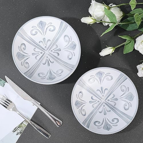 Miniatura 4 de Cuencos de melamina para cereales, cuencos de sopa de 26 onzas, juego de 6 cuencos de plástico con textura en relieve, aptos para lavavajillas,