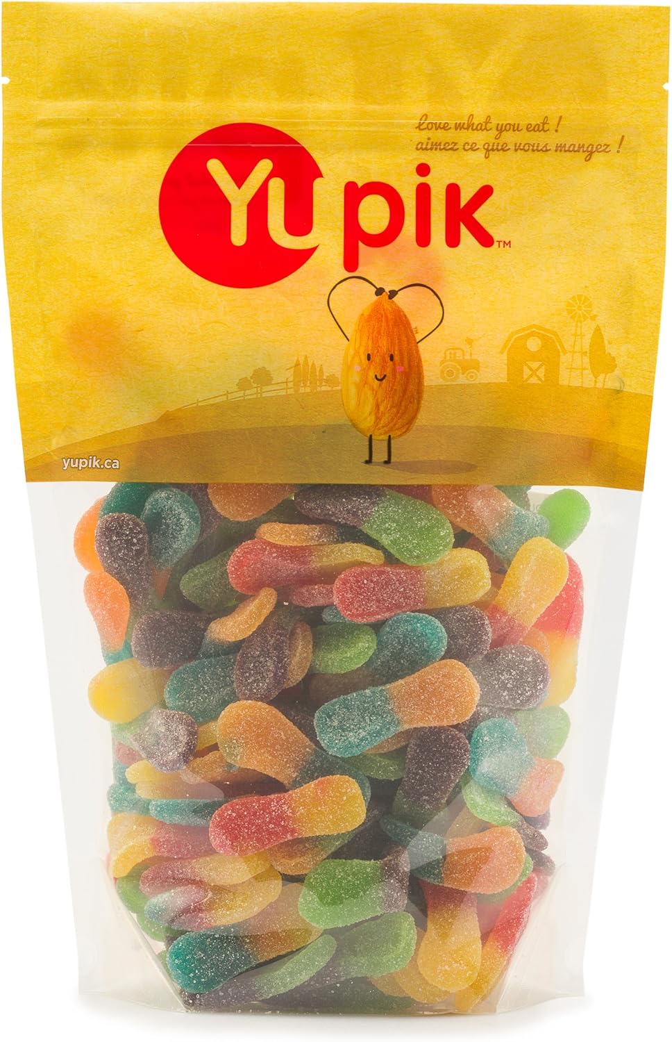 Yupik Candy Sour Fruit Tongues, 1Kg Amazon.ca Grocery & Gourmet Food