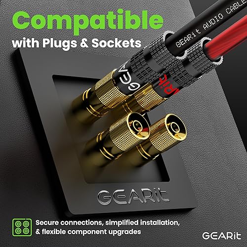 Vista 31 de GEARit Cable de altavoz de calibre 10 (100 pies), aluminio revestido de cobre, alambre de cobre de calibre grueso CCA para estéreo, sonido Negro