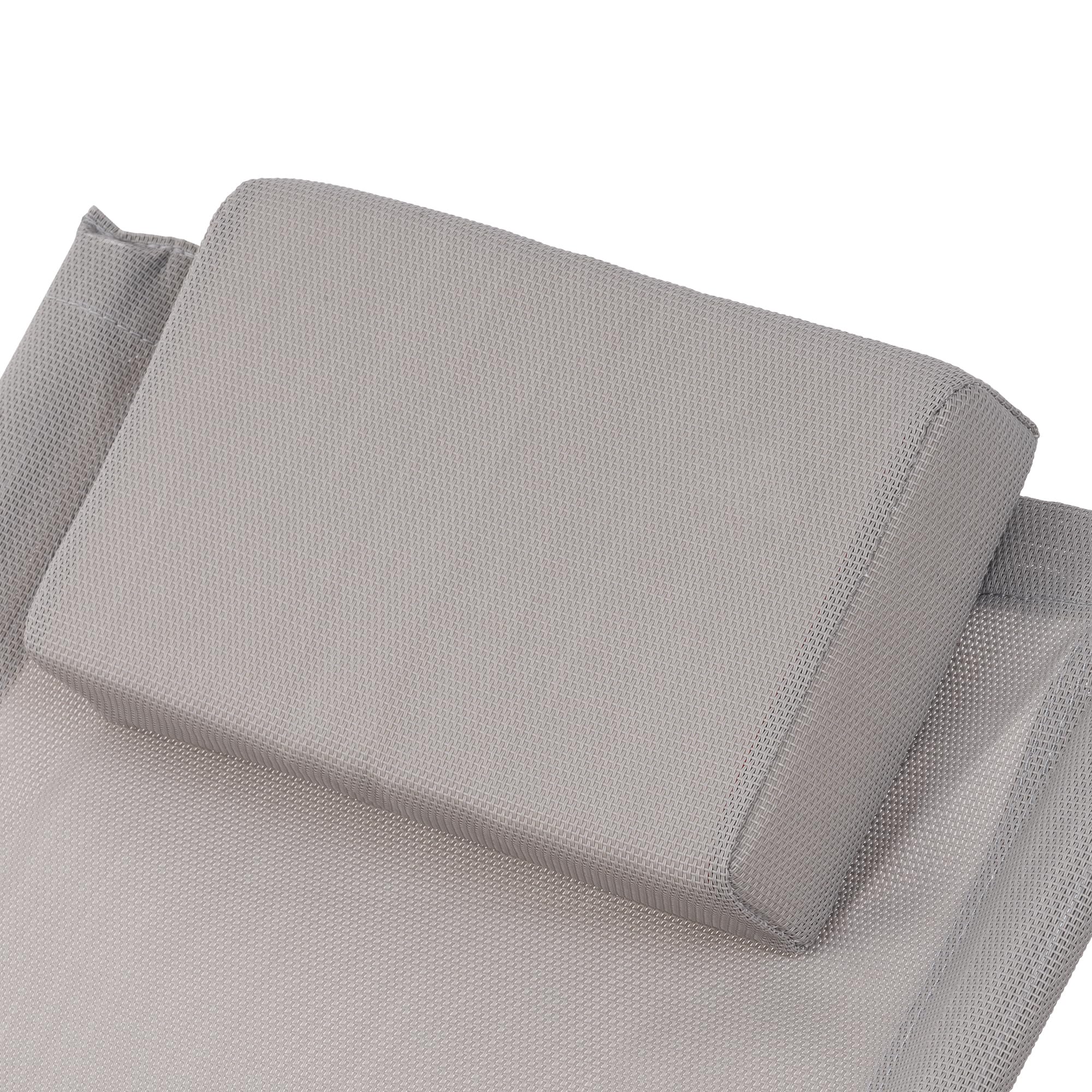 CampFeuer Tumbona Plegable con Cojín Extraíble | Mecedora Plegable | Tumbona para Exterior, Tumbona para Jardín | Silla Mecedora Reclinable para Terraza, Tumbona Relax | Tumbona Portátil