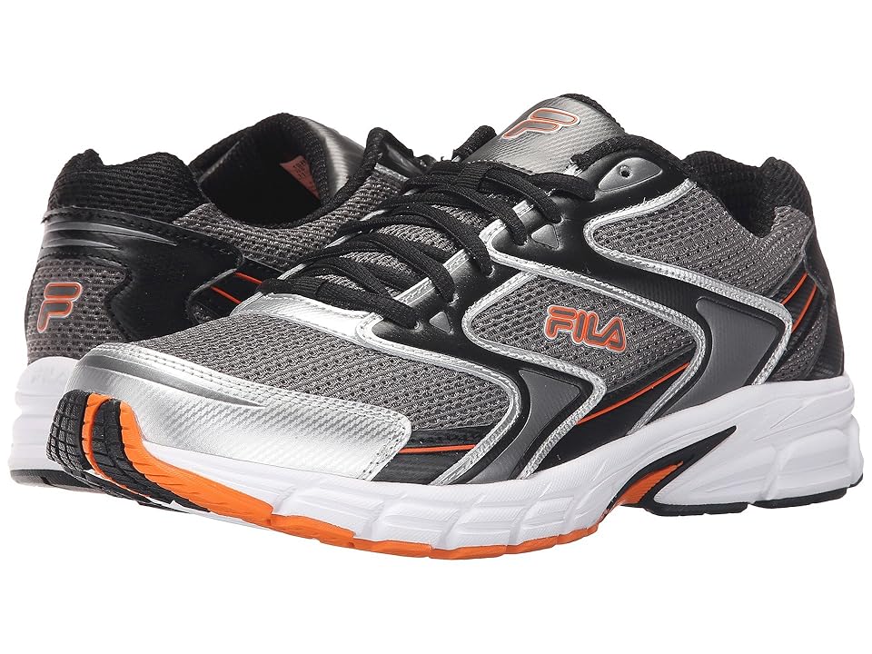 

Fila Xtent 3 (Dark Silver/Black/Vibrant Orange) Men's Shoes