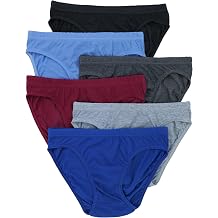 ToBeInStyle Mens Pack of 6 Thick Waistband Knocker Bikini Briefs
