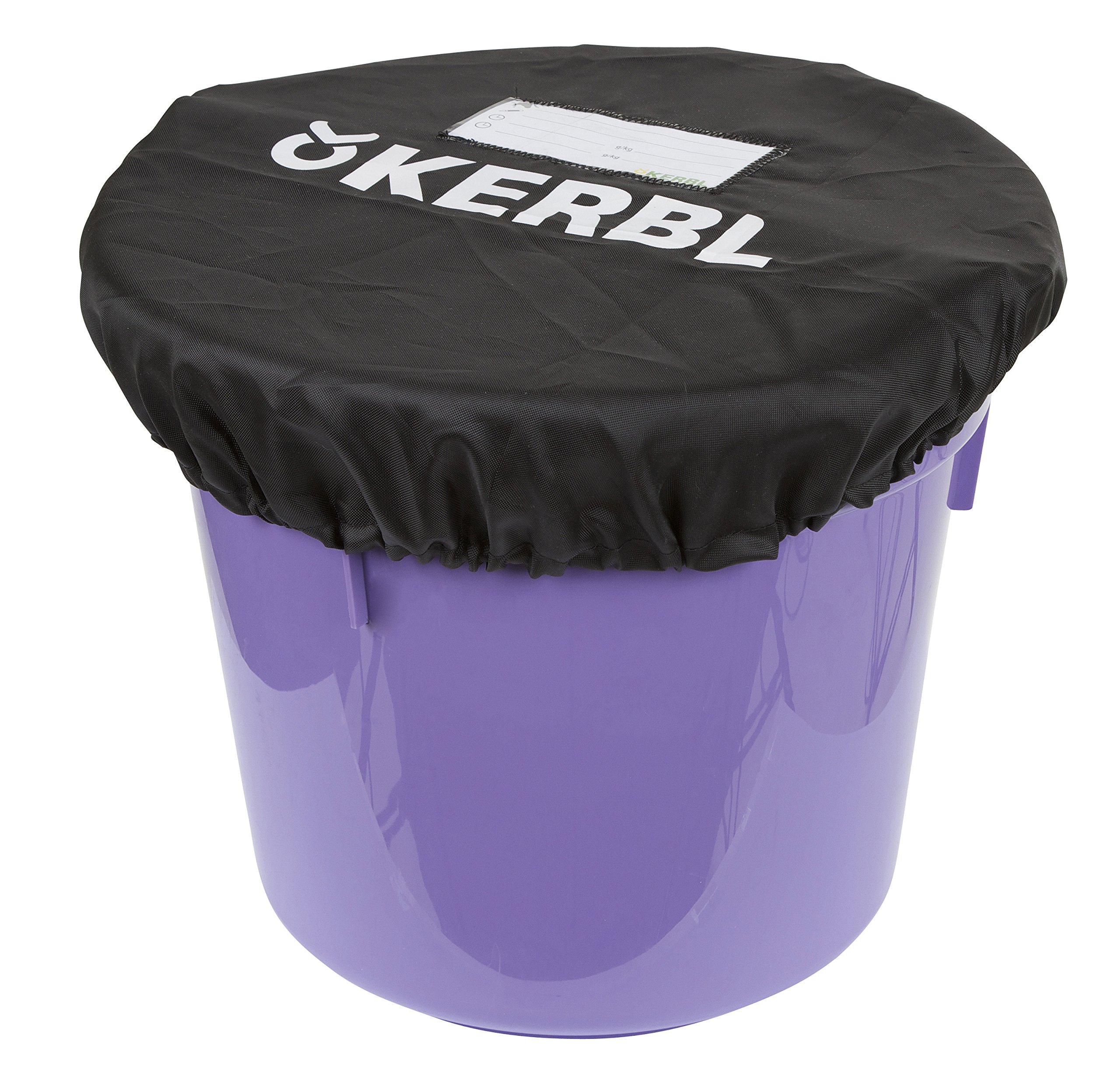 Kerbl 324482 Pokrywa do wiadra z polem opisowym, 2 sztuki