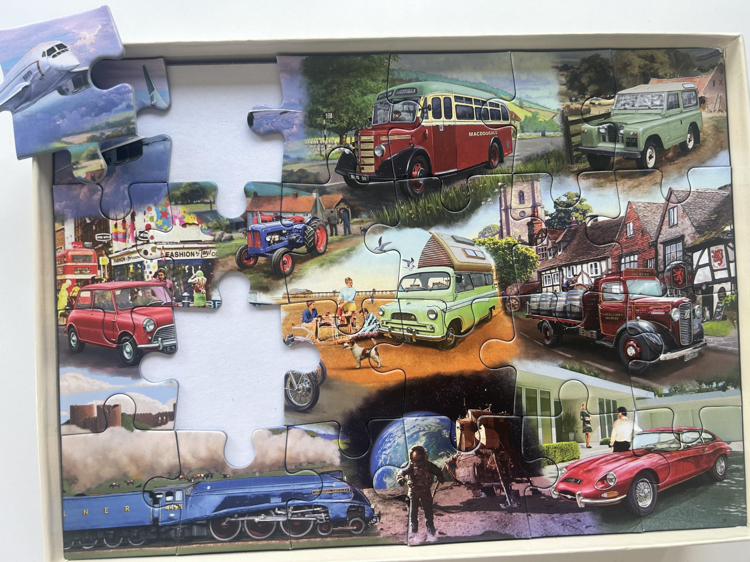 Gibsons Transport - Puzzle da 24 pezzi XL, collezione The Piecing Together
