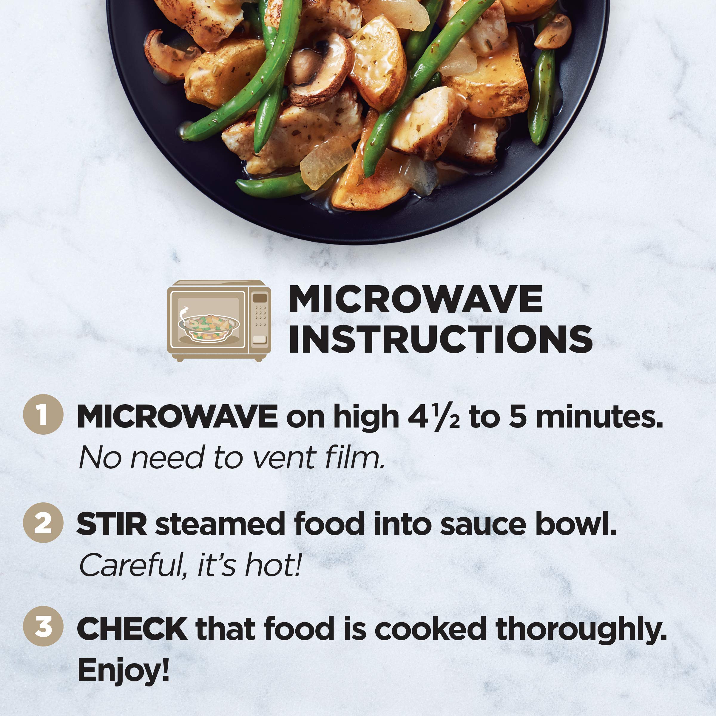 Healthy Choice Simply Steamers Grilled Chicken Marsala Convenient Microwave Meal Made With No Preservatives Frozen Meal 9 9 — view 5