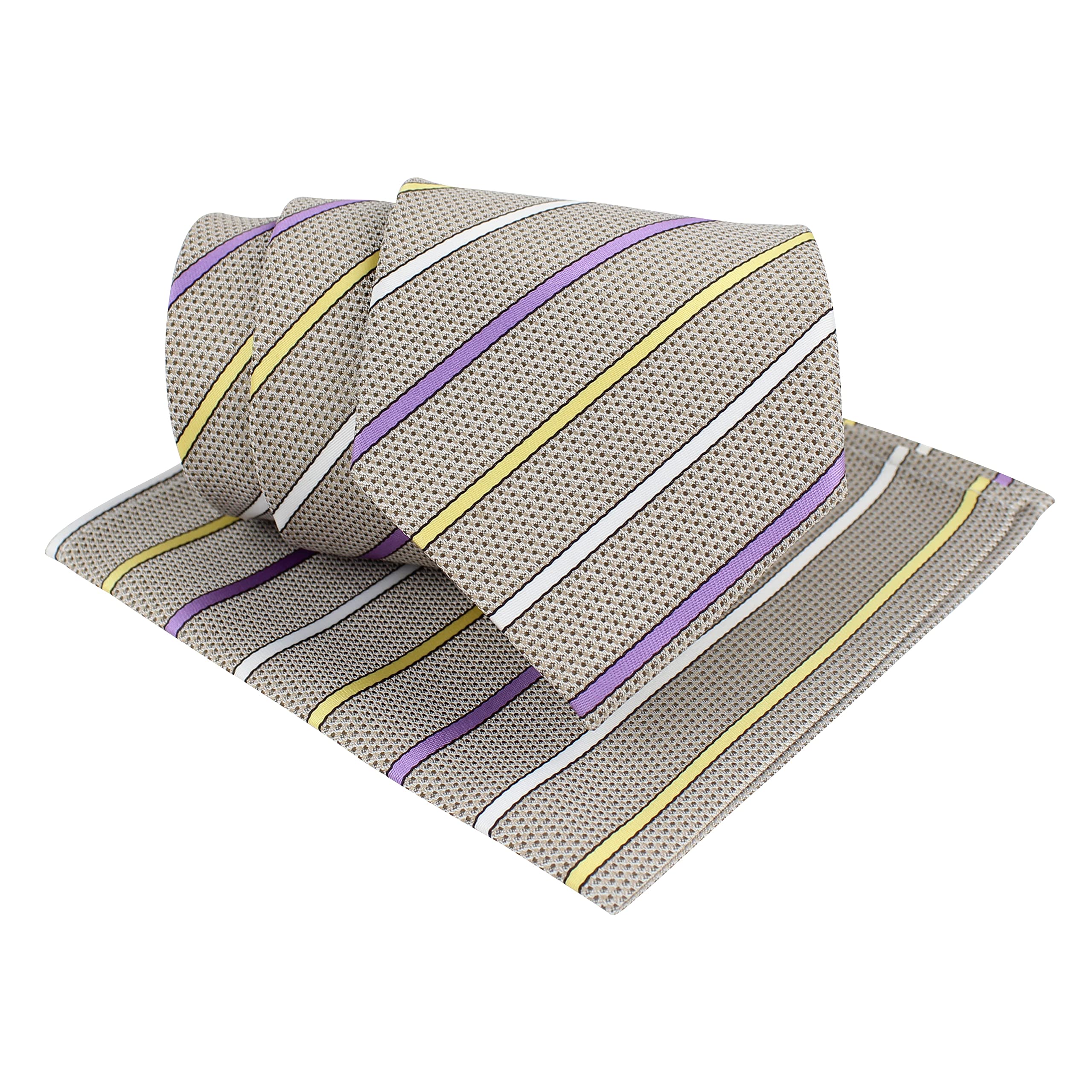 Kavove The Delightful Striped Grey Gift Box For Men-image-25