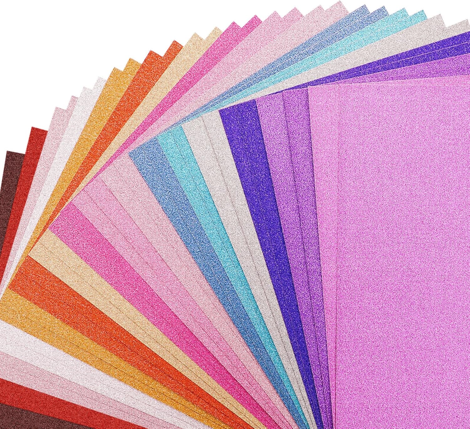 62 Metallic Cardstock Paper Gold Silver RoseGold Bronze Colorful Glitter Card Stock