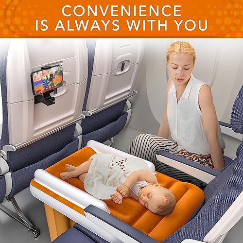 Miniatura 3 de Cama de avión para niños pequeños, cama de avión para niños, extensor de asiento de bebé para niños (estándar)