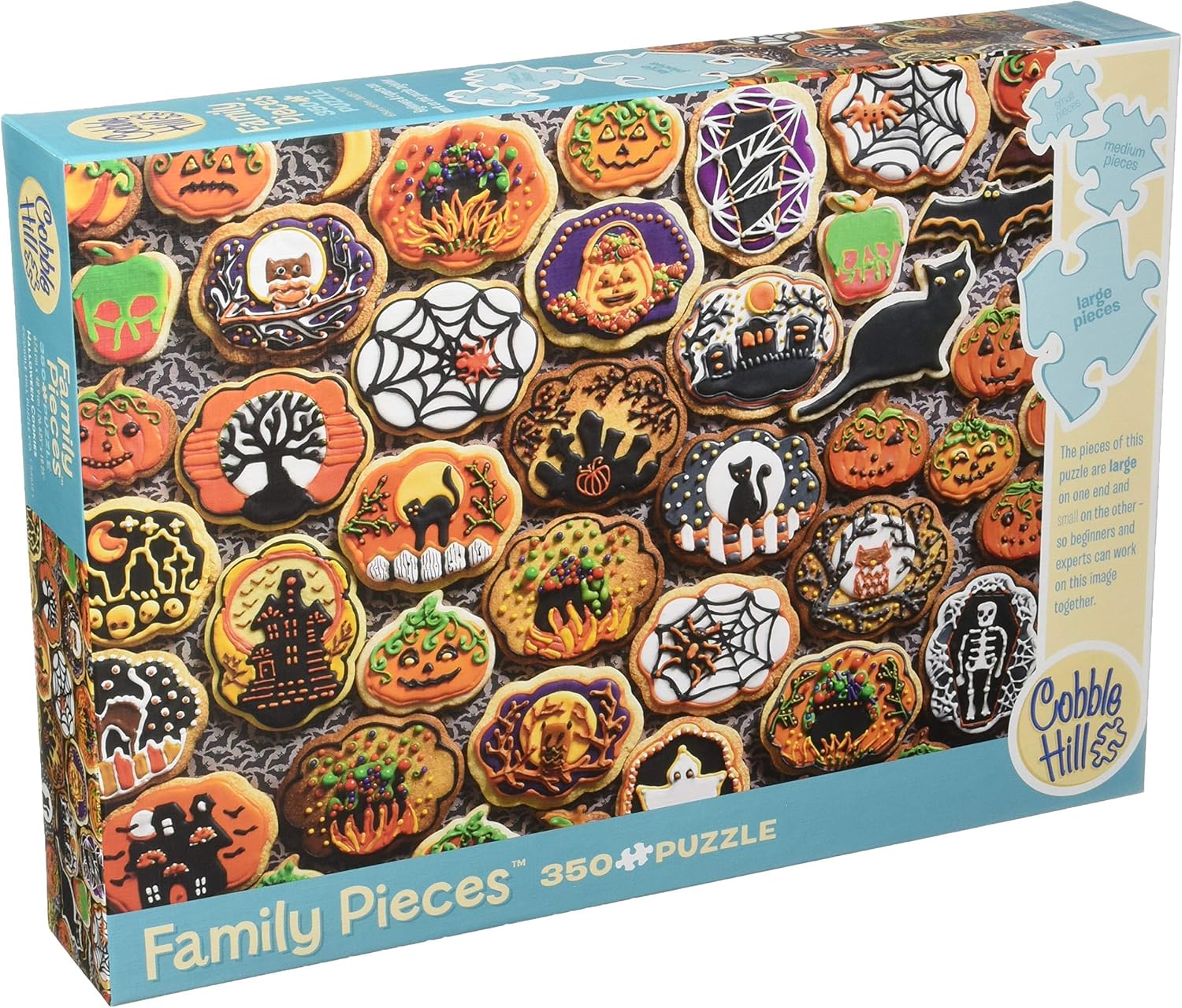 Cobblehill 54612 Multi 350 Halloween Cookies Puzzle, Various