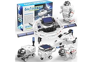 Educational Science Kits for Budding Scientists: Playsheek 6-in-1 Solar Robot Toys