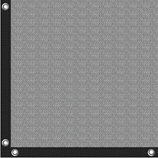 Voticky Sun Shade Cloth Shade Fabric Privacy Screen with Grommets for Patio Garden Pergola Carport Canopy Cover 8' x 12' Gray