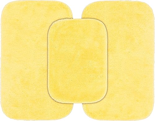 Miniatura 26 de Garland Rug 2 alfombras de baño tradicionales de nailon lavables de espuma marina (17 x 24 pulgadas, 21 x 34 pulgadas), suaves, absorbentes y Espuma