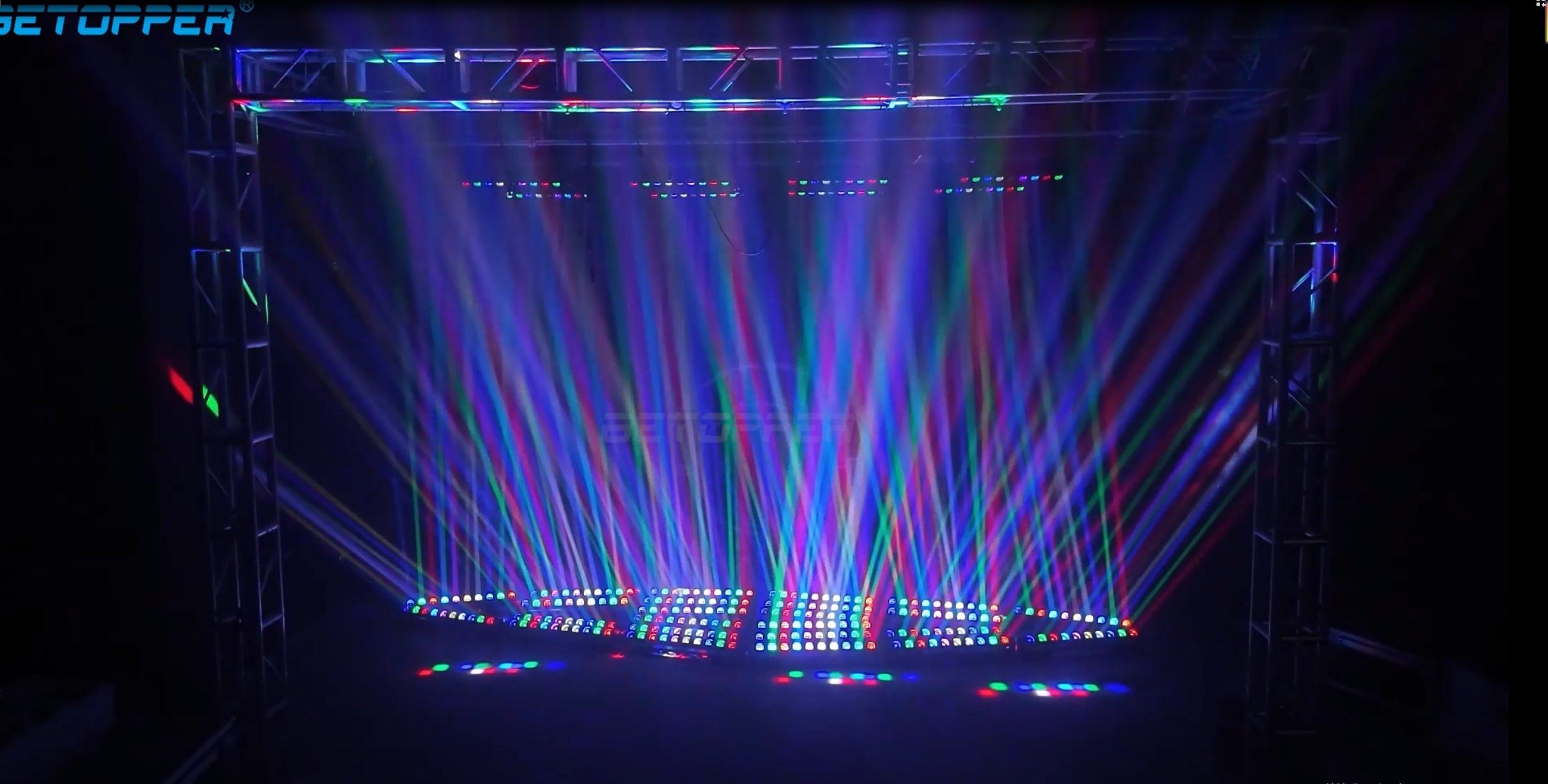 Amazon.co.jp: Betopper 10×15W RGBW 4-in-1 LED ステージ照明DJ