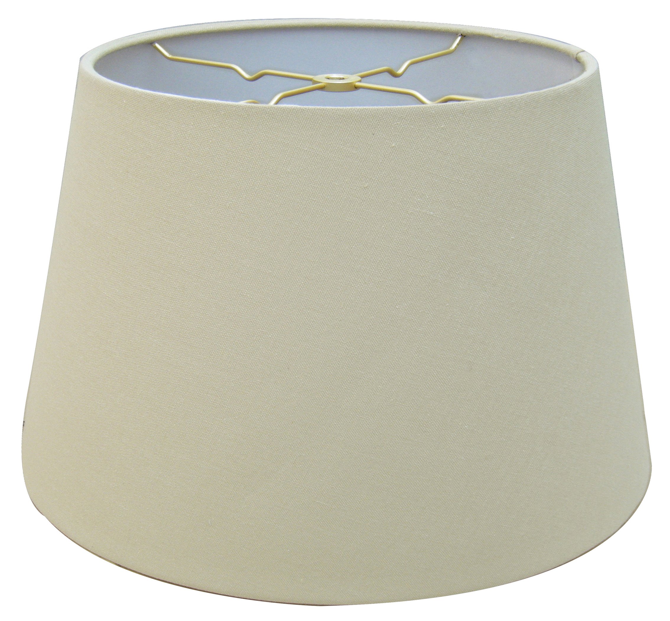 Royal Designs, Inc. Empire Hardback Lamp Shade, Linen Beige, 10 x 16 x 12.5 (HB-609-16LNBG)