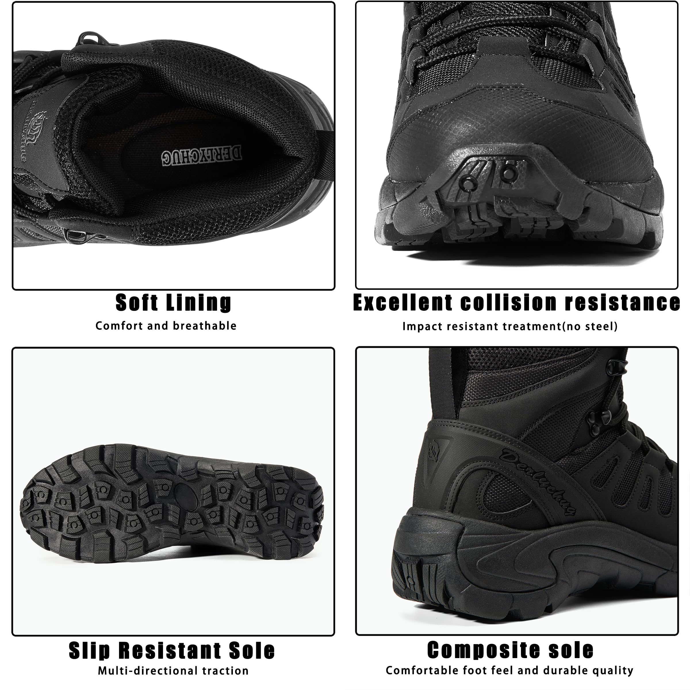 Herren Wanderschuhe Militärische taktische Rucksack Leichte Wüste Stiefel