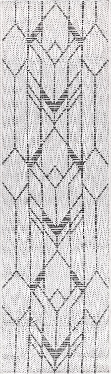Keen Home Design Terrace Outdoor Runner Rug - 26"x67" Washable Indoor/Outdoor Rug for Patio, Kitchen, Balcony, Beach, Garden, Deck and Porch, Size: 2'2" x 5'7", Nelian