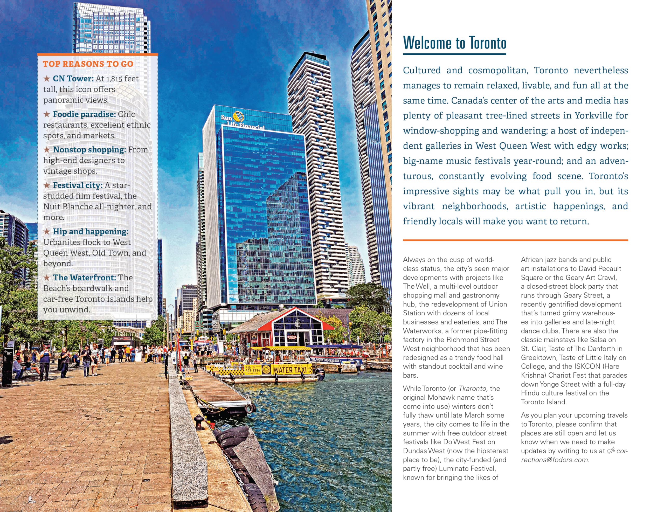 Fodor’s Toronto: with Niagara Falls & the Niagara Wine Region (Full-color Travel Guide)