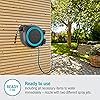 GARDENA Wall-mounted Automatic Winding Hose Box RollUp L 30m Blue Hose Reel 180-degree rotation UV & frost protection German brand Watering Gardening Watering 18625-20 Product : up to 5
