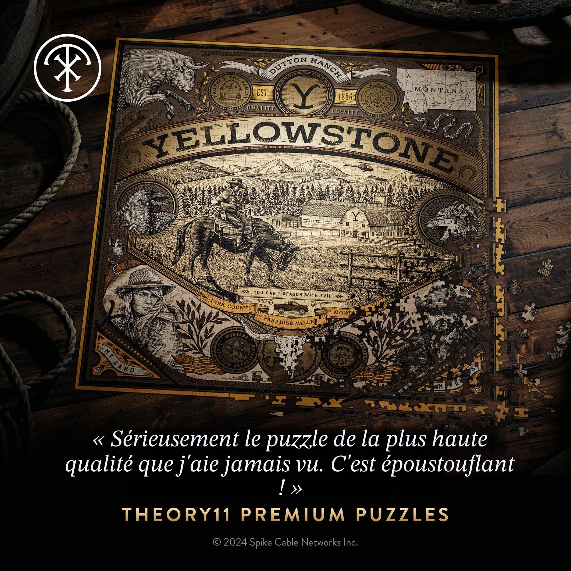 Yellowstone Puzzle multidimensionnel (1000 pièces)