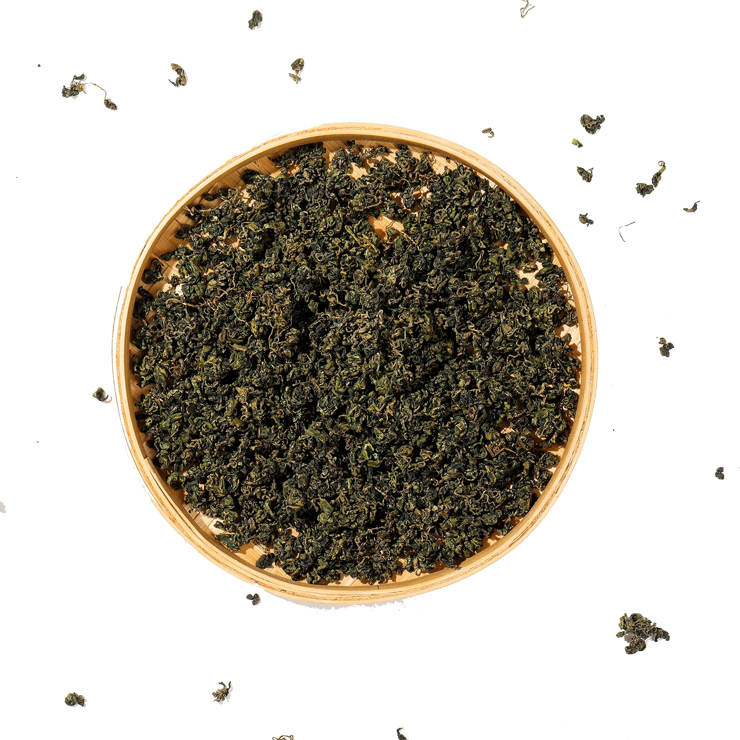 Gynostemma Pentaphyllum Jiaogulan Loose Leaf Emerald Green Tea 500g (17.61oz) – Dried Gynostemma Tea Leaves for Hot Iced Invigorating Beverages