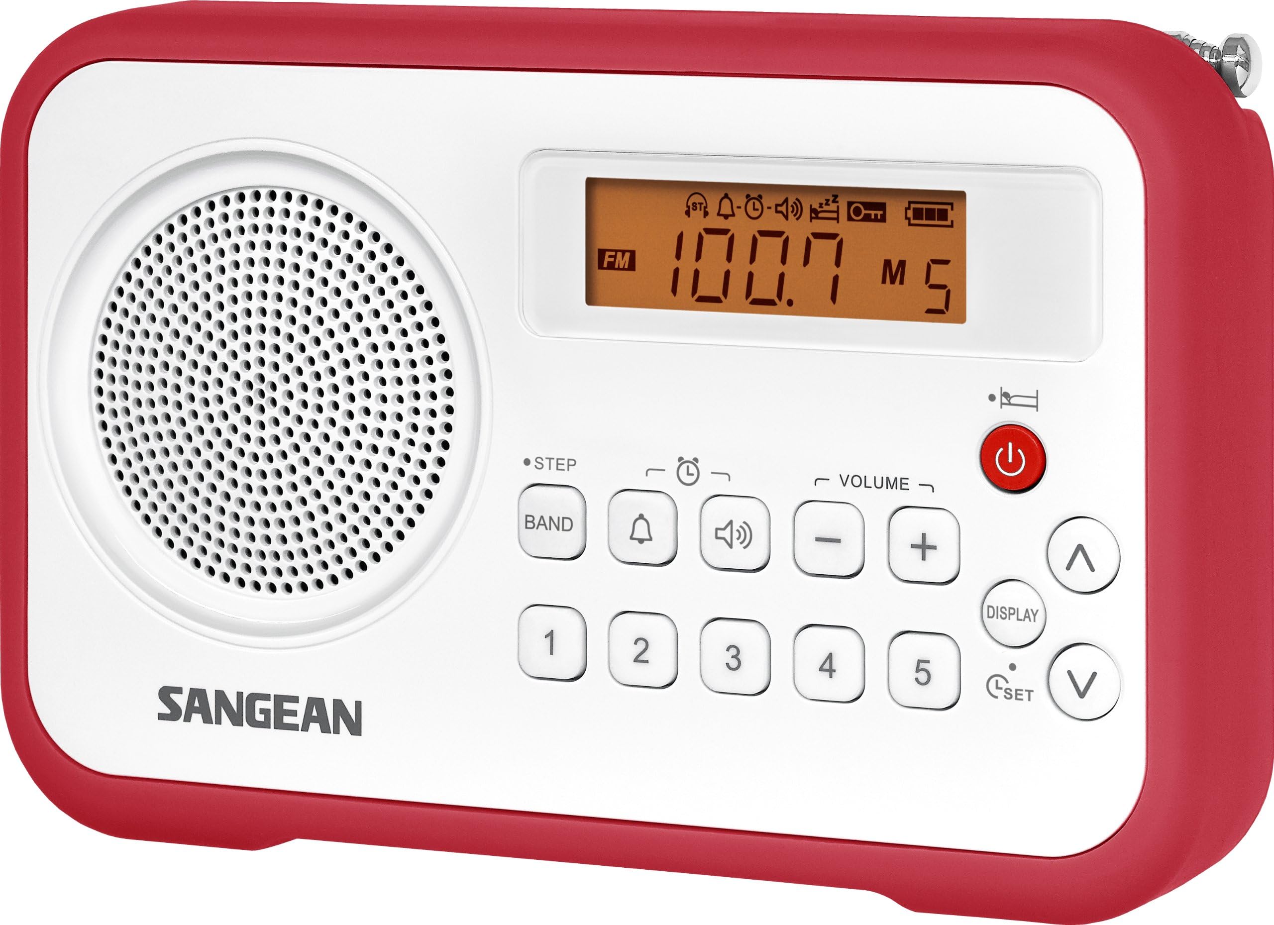 Sangean H205 AM/FM Weather Alert Waterproof Shower Radio