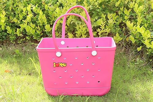 Vista 4 de Beach Bag Accessories PVC Rubber Totes Inserts Charms for Bogg Bag