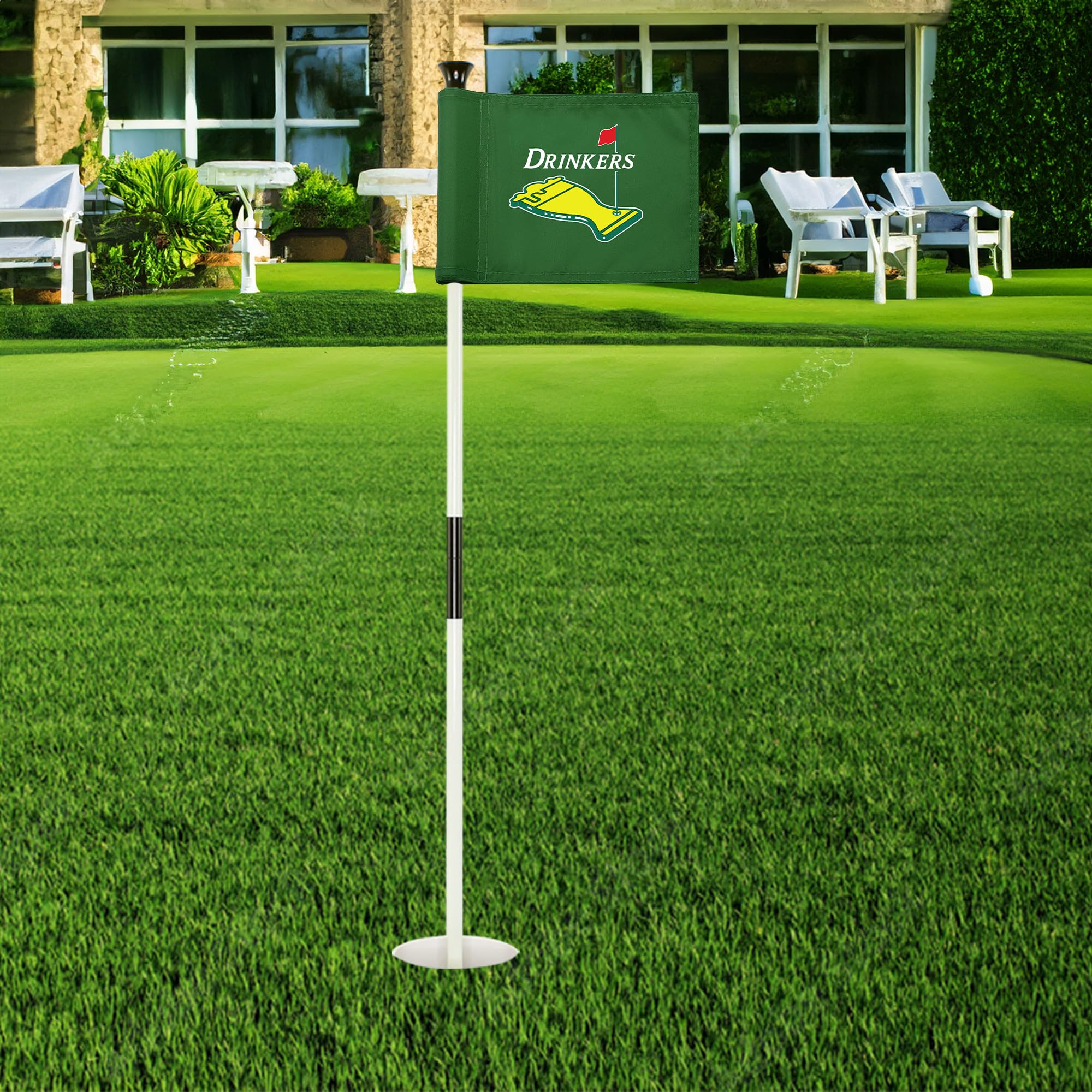Amazon.com : Golf Flag 8x6 Inch – 420D Nylon Double-Sided Mini Pin