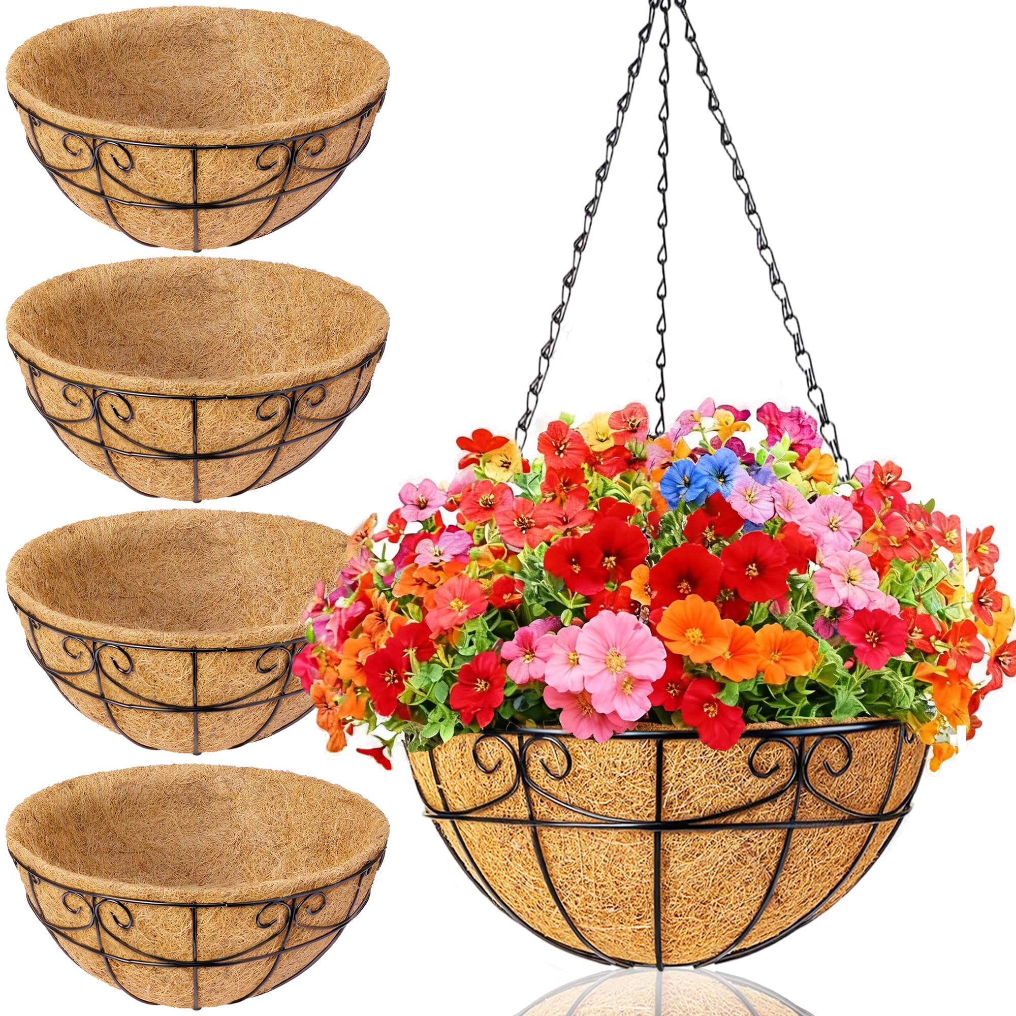 EINYEXW 12 Inch Hanging Baskets