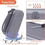 Aenllosi Cas de transport dur compatible avec les joints BPM Connectez Wi-Fi Smart Blood Pressure Monitor, Holder pour le moniteur de pression artérielle sans fil (cas seulement)