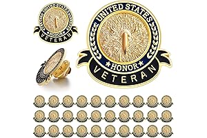 Sasylvia Veteran Lapel Pins: A Patriotic Celebration of Service