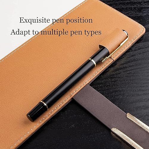 Miniatura 7 de Fanery sue Diario personalizado de escritura recargable para hombres y mujeres, cuaderno de tapa dura de piel sintética, tamaño A5, 200 páginas