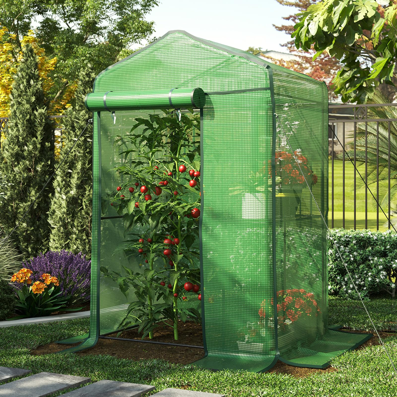 Gardenline Tomatenkas - Voor de tuin - 200 x 170/150 x 80 cm