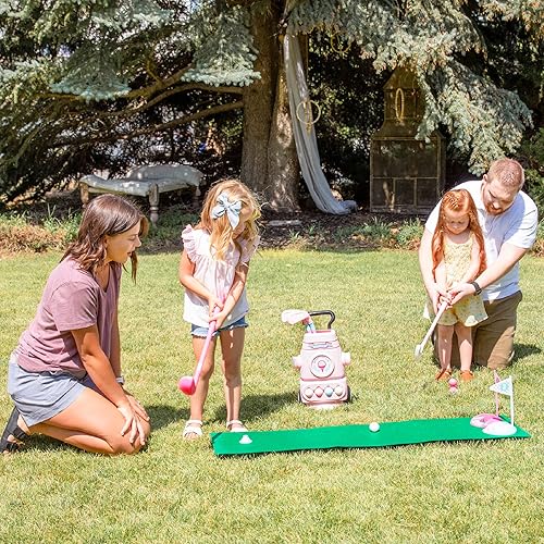 Miniatura 6 de Hapinest Juego de golf para niña pequeña, color rosa