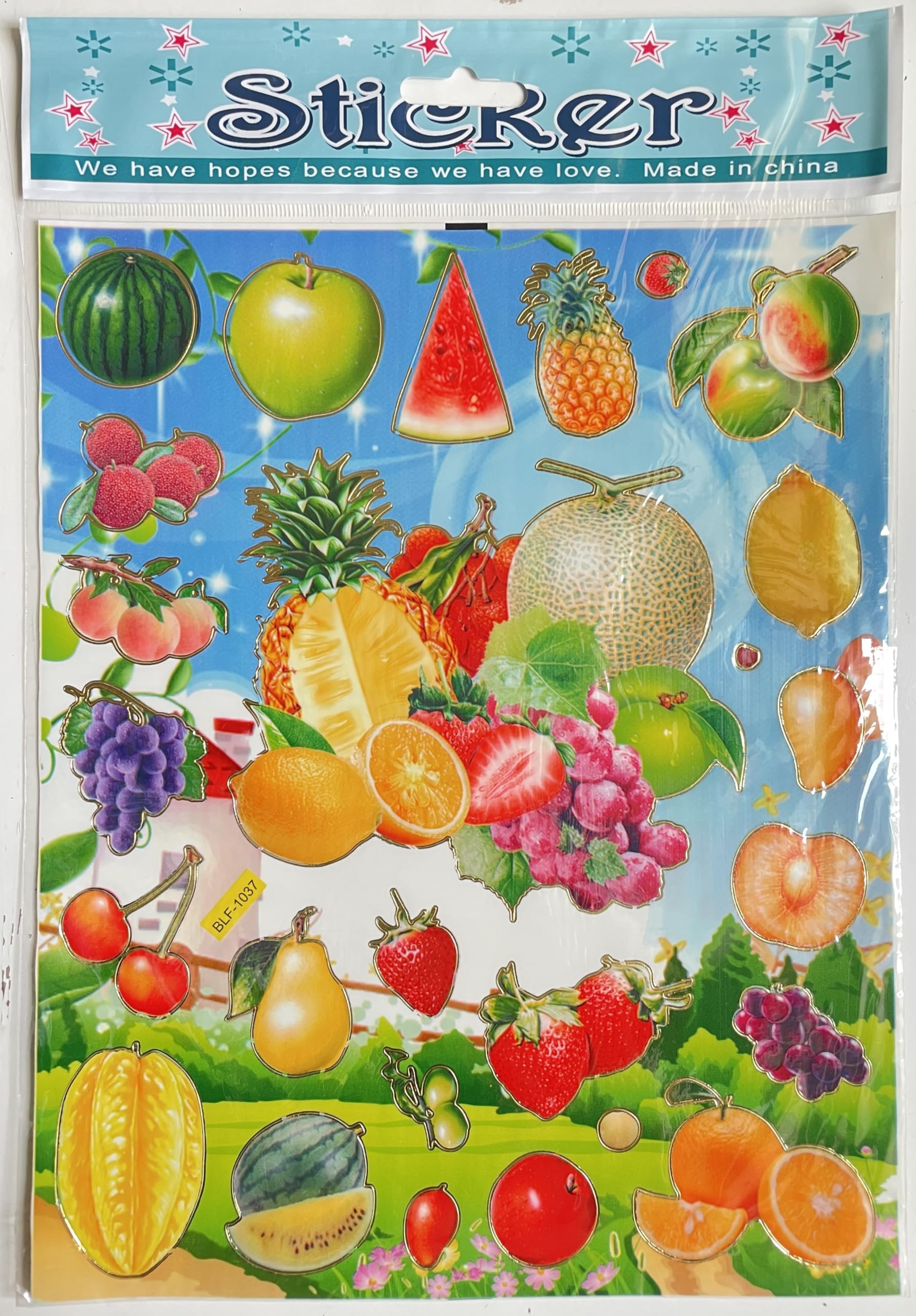 NUOBESTY 30pezzi Adesivi Resina Frutta Decorazioni Fai Te Per Artigianato Telefonini e Cornici Foto Vivaci e Design Creativo