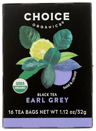 Choice Organics Earl Grey Tea, 16 Tea Bags