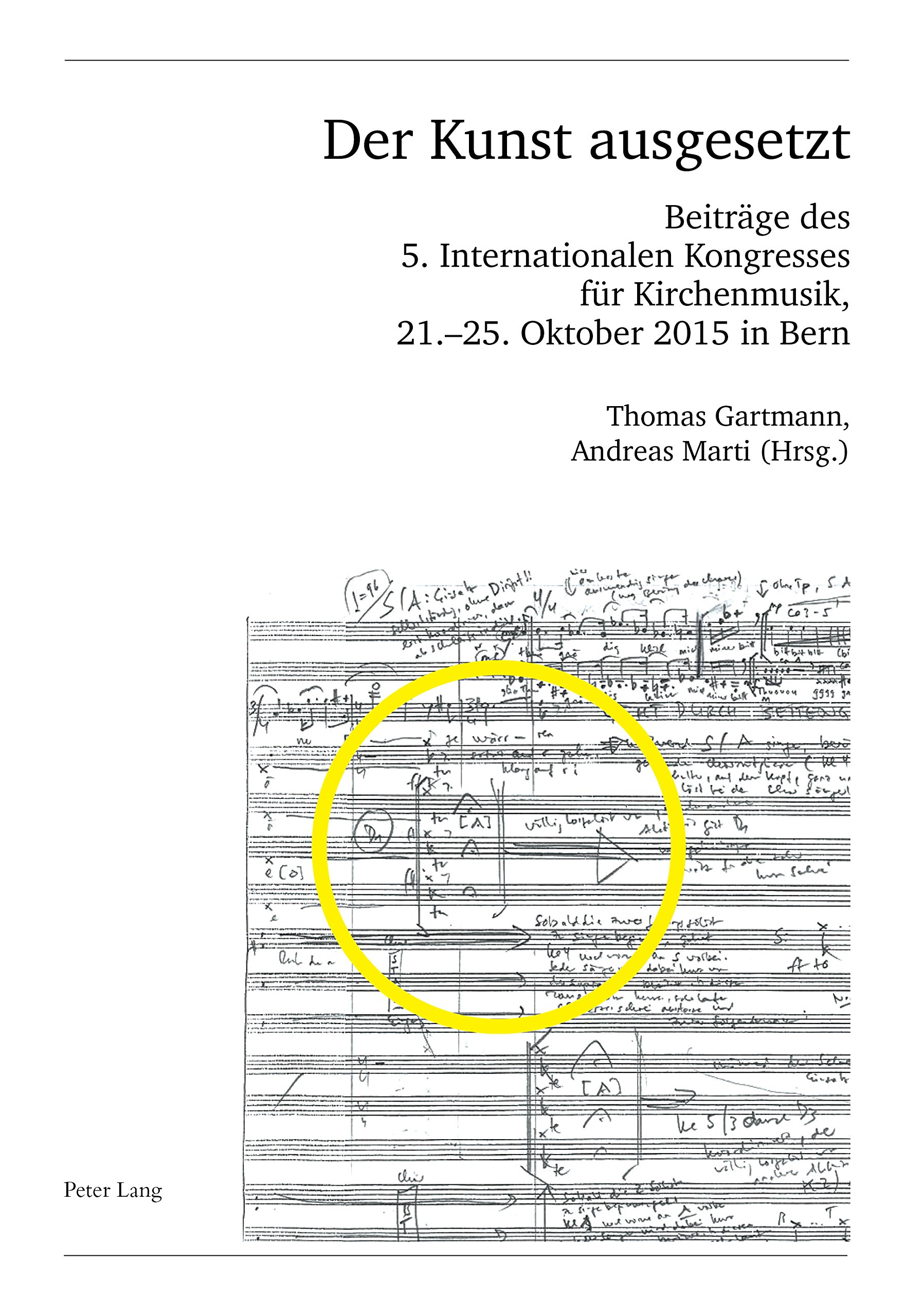 Congrès international musique d'église Bern livre broché actes 2015