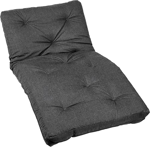 Miniatura 155 de Poly Solid - Colchón de futón completo, 8 pulgadas, color azul polvoriento Negro -,Azul,rosado (Blush Pink),Borgoña,Burnt orange,2-Burnt