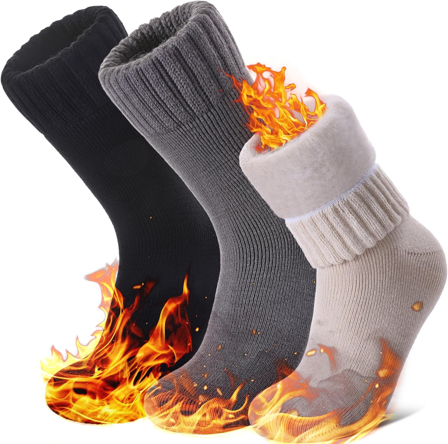 Boot Socks Pairs Extreme Cold Weather Socks Thermal For Men