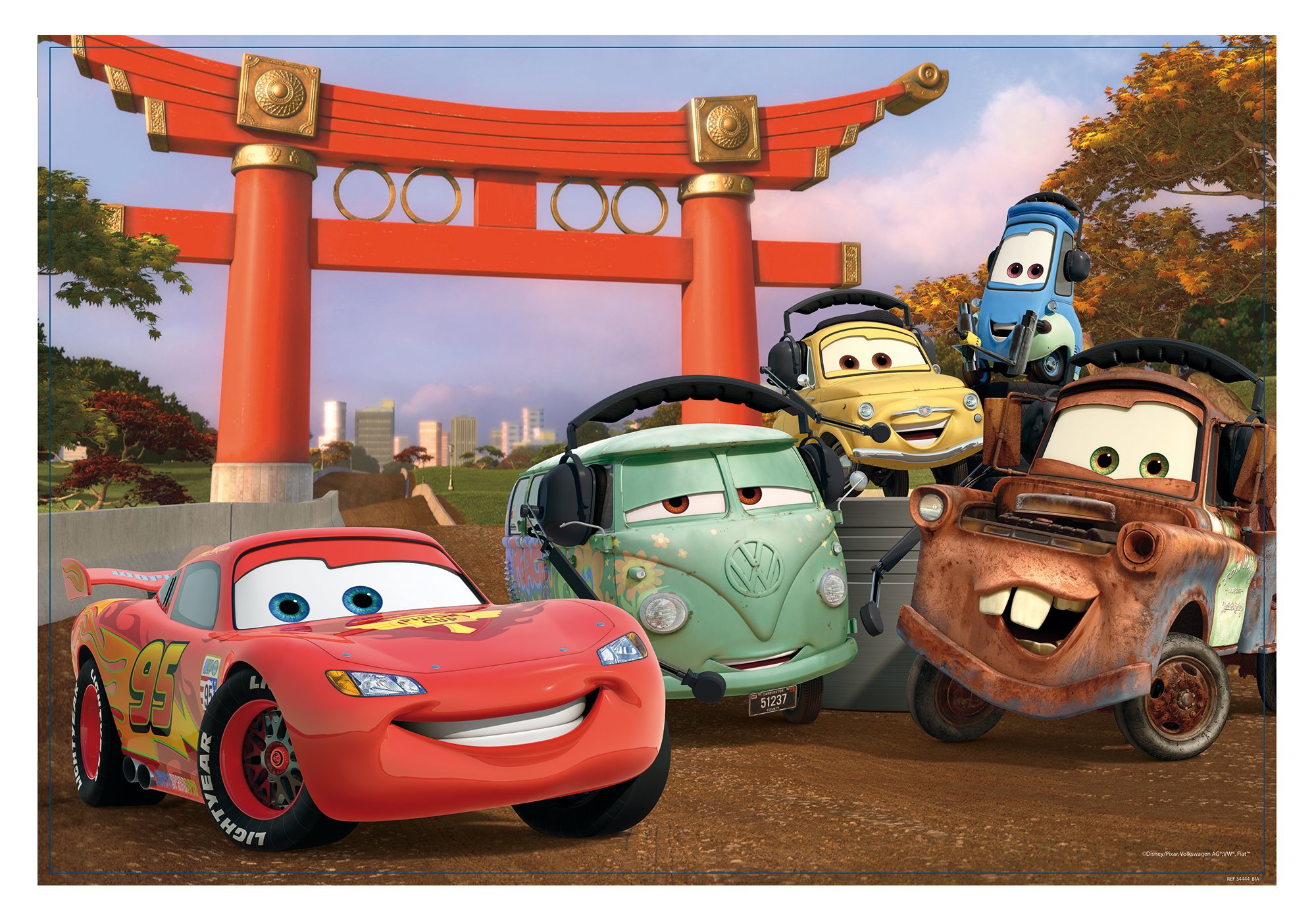 Liscianigiochi,Disney The Movie Cars Puzzle, 108 Pezzi, Multicolore, 47987