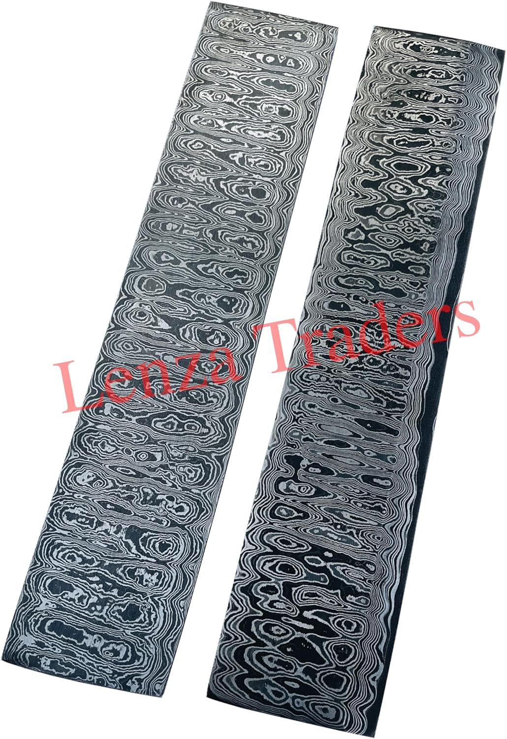 Lenza San Mai Ladder Damascus Bar Billet Ladder San Mai Bar Billet Steel 10"x2"inch Bush Crafts Knife Making Handmade