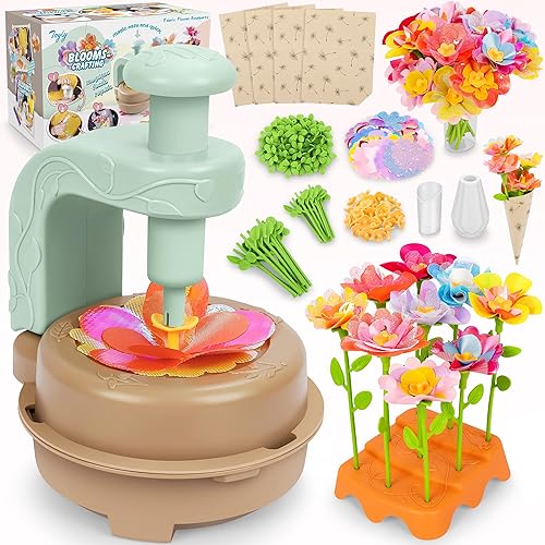 Fabric Flower Bouquets Toys, DIY Craft Kits Toys for Kids