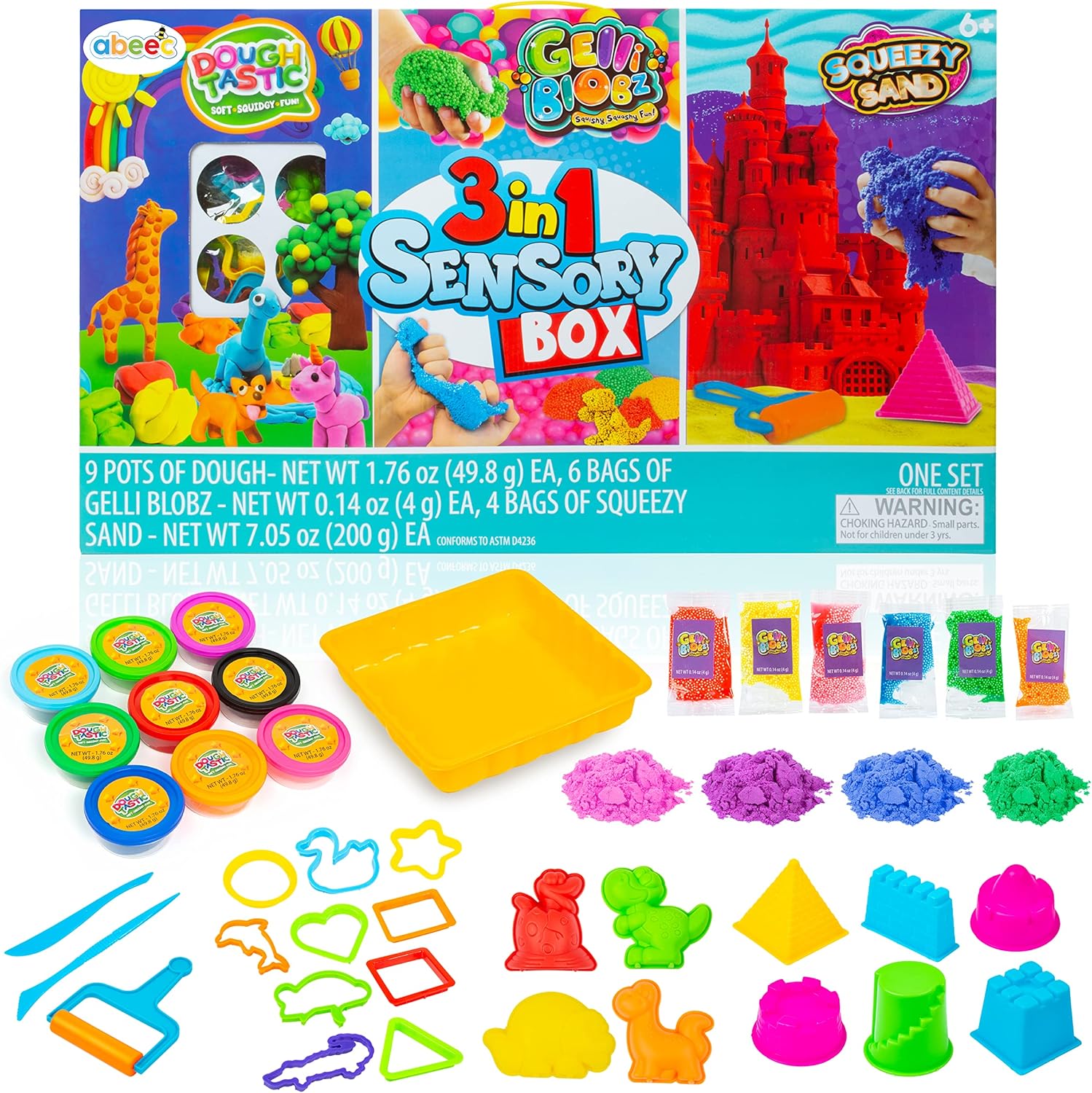 3 in 1 Sensory Box Sensory Toys for Toddlers Set