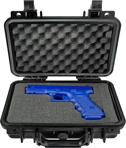 Miniatura 2 de Eylar - Funda rígida para arma táctica, a prueba de agua y golpes, con espuma, aprobada por la TSA, 11.6 pulgadas, 8.3 pulgadas, 3.8 pulgadas
